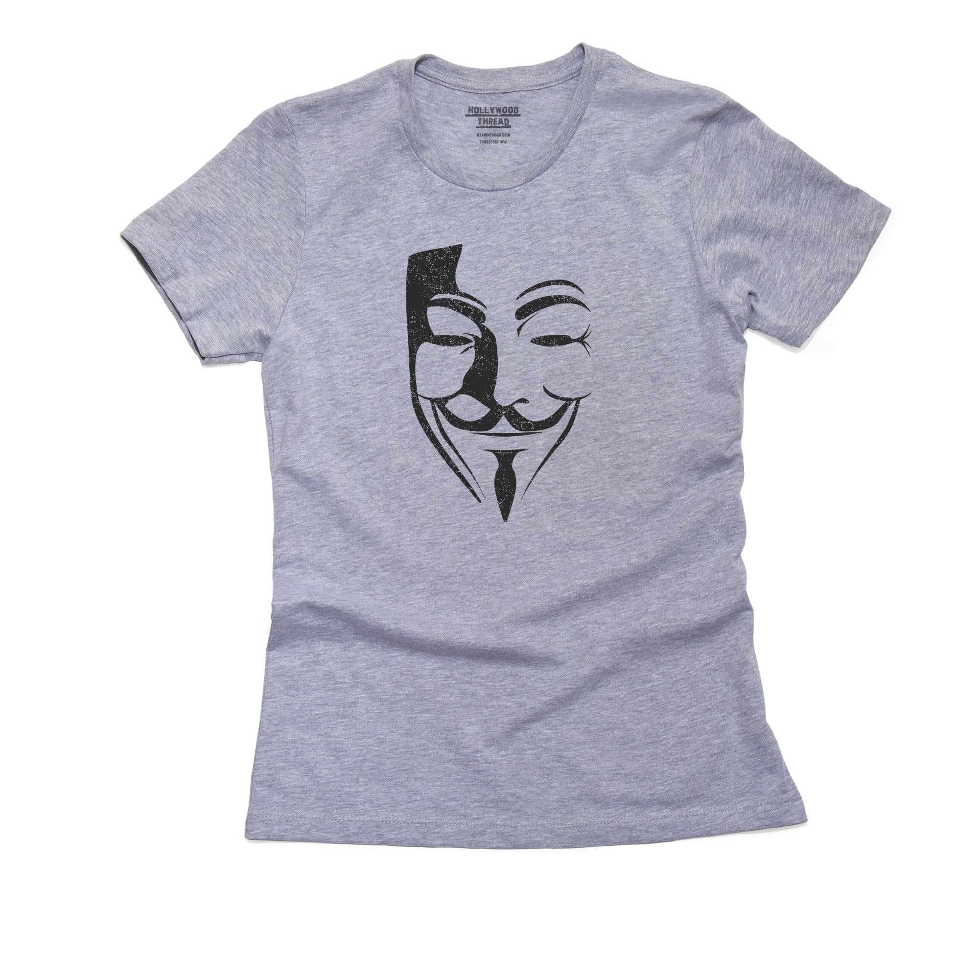 VENDETTA ANONYMOUS Guy Fawkes Mask Gildan Heavy Cotton t-shirt Sizes Small-XXL 