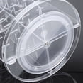 thumbnail image 3 of Caja de almacenamiento de acrílico para cosméticos, transparente, giratoria, para el hogar, para lápiz labial, cuidado de la piel, tocador de escritorio, 3 of 5