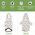 thumbnail image 5 of Bingfone Cherry Berries Dog Clothes Hoodie, Pet Winter Coat,Puppy Sweatshirts for Small Dogs Boy Girl,Suitable for All Breeds-XX-Large, 5 of 6