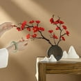 thumbnail image 7 of Artificial Plum Blossom Decorative Photo Props Faux Silk Flower Wedding Artificial Bouquet for Office, 7 of 7