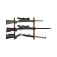 thumbnail image 3 of Allen Company Rifle Collector Hard Wood Wall Gun Rack, Holds 3 Firearms, Brown & Black, 5656, 3 of 17