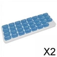 thumbnail image 1 of Runquan 2X Boîte à Pilules Organisateur de Médicaments Distributeur Étui Conteneur de Rangement Mensuel Pcs, 1 of 8
