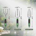 thumbnail image 2 of Garden Tool Set 8 Piece, Heavy Duty and Lightweight Aluminium Alloy Tools with Non-Slip Ergonomic Handle, Durable Storage Tote Bag, Gardening Hand Too, 2 of 4