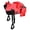 Red, variant on HILASON Western 1680D Horse Riding Bareback Pad W/ Accessory Bag Blue