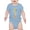 Light Blue, variant on Image Conscious Koalas Climbing A Giraffe Bodysuit Infant -Jay Fleck Designs, Unisex Newborn