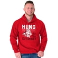 thumbnail image 5 of Xmas Hung By The Chimney Santa Claus Hoodie Hooded Sweatshirt Men Brisco Brands S, 5 of 5