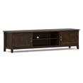 thumbnail image 4 of Simpli Home Simpli Home Burlington 72 inch Wide Solid Wood Transitional Low TV Stand in Mahogany Brown For TVs up to 80 inches, 4 of 12