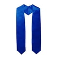thumbnail image 1 of GraduationMall Unisex Adult Plain Graduation Stole 60" Royal, 1 of 4