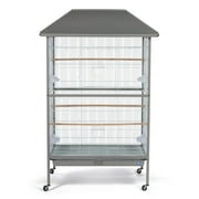 Prevue Pet Products Charming Aviary Flight Cage Jumbo Bird Cage with Rolling Base