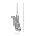 thumbnail image 2 of OULII Accessoires d'Outils Électriques Extension de Perceuse Tige en Acier 1Pcs, 2 of 8