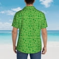 thumbnail image 6 of Haiem St Patrick's Day Printed Hawaiian Shirt for Men - Men’s Casual Beach Summer Shirts - Stretch Fabric with Modern Fit-Medium, 6 of 9