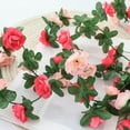 thumbnail image 6 of ZENMELE DIY Decorative Rose Two Color Cane 2.5m 45 Head Flower ( + Rose Red), 6 of 8