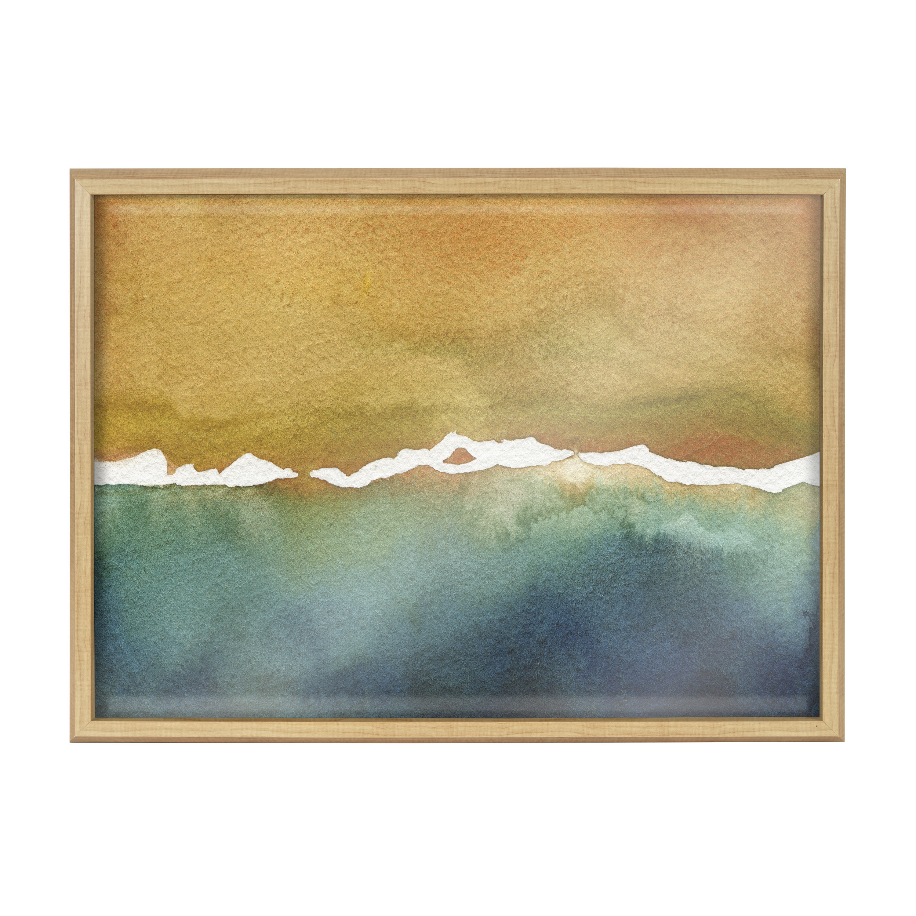 Above 24 in x 18 in Framed Painting Art Print, by Kate and Laurel