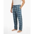 thumbnail image 4 of Real Essentials 3 Pack: Men's Fleece Pajama Pants Loungewear Soft Pj Bottoms Sleepwear Pockets (Big & Tall Available), 4 of 7