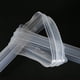 thumbnail image 4 of Uxcell 0.79''x0.24''x39.37'' H-Type Barrera de puerta de vidrio sin marco, tira de sellado lateral inferior, plástico transparente 1pcs, 4 of 4