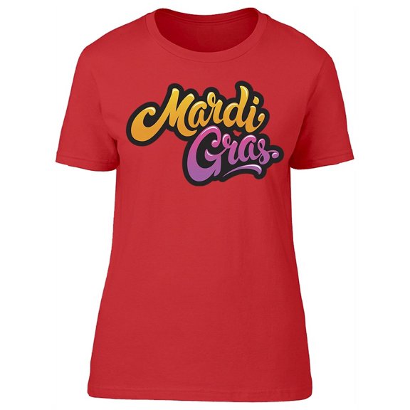 Bicolor Sticker For Carnival T-Shirt Women -Image by Shutterstock, Female Medium