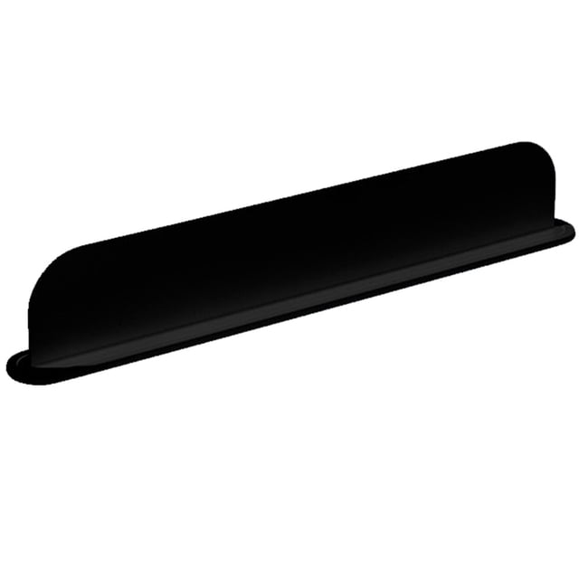 MYG Silicone Sink Splash Guard Water Barrier Kitchen Backsplash Dishwashing Baffle Board Countertop Protector Easy Clean Reusable 49x5x8.5cm Black