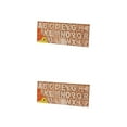 thumbnail image 3 of ZheElen Natural Color Wooden Letters Develop Essential Skills While Having Fun Easy To Enhances Creativity 29*12cm 2Set, 3 of 6