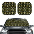 thumbnail image 2 of Fotbe Pineapple Juego de 2 Piezas de Parasoles para Parabrisas | Bloqueador Solar para Auto | Accesorios Plegables para Protección Solar Interior-Large, 2 of 6