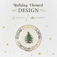 thumbnail image 3 of Spode Spode Christmas Tree Gold Salad Plate, 8-Inch, Made of Fine Porcelain, Dishwasher Safe, 3 of 7