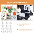 thumbnail image 2 of 12pcs Acrylic Card Display Stand Table Number Stands Clear Acrylic Sign Holders, 2 of 8