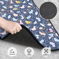 thumbnail image 3 of Balery Cute Baby Animals Juego de 4 Alfombrillas para Auto, Revestimientos de Caucho Resistente, Diseño Antideslizante, 3 of 7