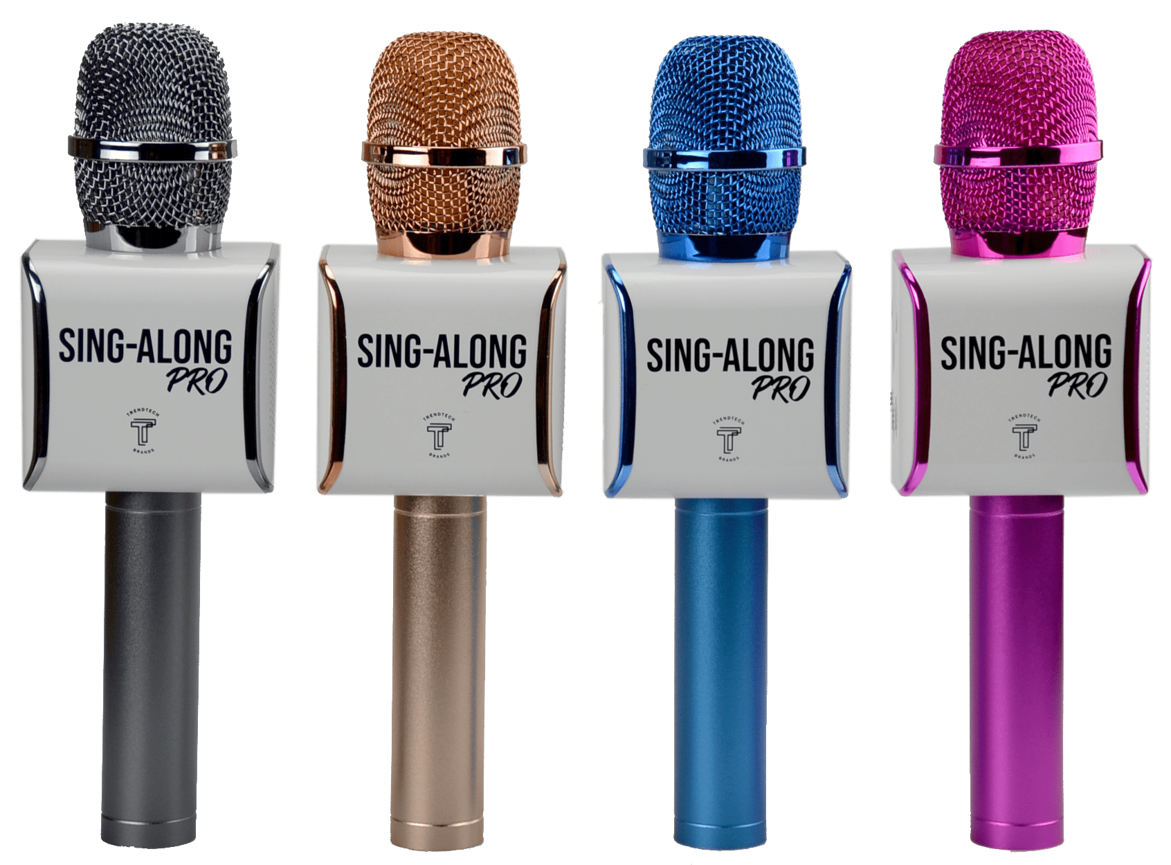 Pink Sing A Long Pro 3 Karaoke Bluetooth Microphone-(SA3-Pink)