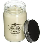 Nika's Home Cinnamon Buns Soy Candle - 12oz Mason Jar