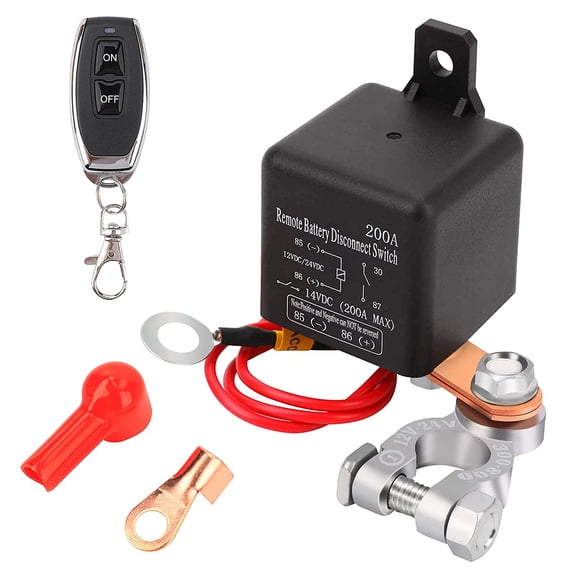 FEITON Remote Battery Disconnect Kill Switch, Copper Black