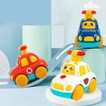thumbnail image 3 of Baby Toy Cars for 1 2 3 Year s Boy Gift Press and Go Cartoon Truck Educational Toys Pull Back Cars Toys for Toddlers 12 18 Month, 3 of 9