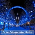 thumbnail image 6 of 33ft 100 LED Outdoor String Lights, Twinkle Fairy Lights Battery Operated with Remote, Christmas Lights for Bedroom Patio Backyard Garden Tree Party Indoor Decor (Blue), 6 of 7