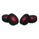 thumbnail image 4 of Juego de ruedas RC de 4 piezas, neumáticos de plástico de 1,9 pulgadas y 120 mm de diámetro para coche todoterreno RC a escala 1/10, color rojo, 4 of 12