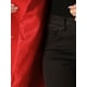 thumbnail image 5 of Abrigo de mujer Inspire Chic de un solo botón, de manga larga, largo hasta la túnica, abrigo de invierno con bolsillos, S, rojo, 5 of 6