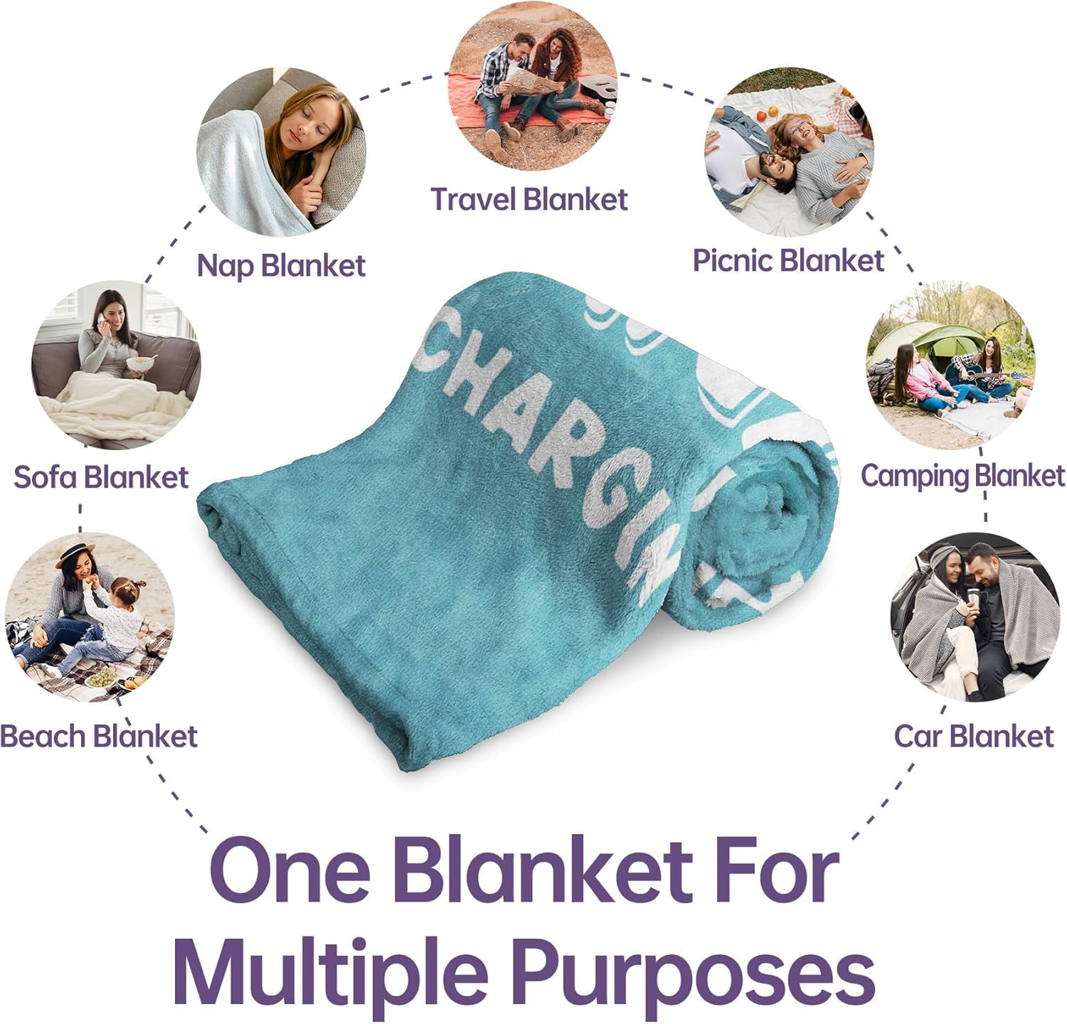 Funny Nana Gifts for Christmas, Nana is Charging Sloth Blanket, Nana Birthday Gifts, Gifts for Nana from Grandkids for Mothers Day, Soft Sloth Throws Blankets for Nana