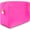 Hot Pink, variant on Clear Large Makeup Bag Travel Cosmetic Pouch TSA-Approved Transparent Toiletry Organizer Storage Case (White)