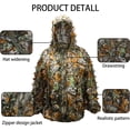 thumbnail image 2 of Ghillie Suit, 3D Leafy camo Hunting Clothes for Kids\\/Youth\\/Teen,Camoflauge Clothing for Jungle Hunting, Shooting, Airsoft, Wildlife Photography, 2 of 5
