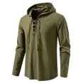 thumbnail image 2 of pstuiky Camisas de invierno de manga larga para hombre, Cárdigan informal con capucha y mangas largas para hombre Tops casuales para hombres s, 2 of 9