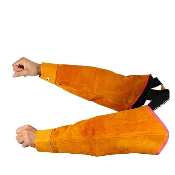 Leather Welding Sleeve Anti-scalding High Temperature Resistance Welder Welding Protective Fireproof Star Insulation ,Durable Material