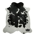 thumbnail image 3 of Appaloosa Cowhides Black & White Spots 100% Leather Rug, Large 6' x 7', Handcrafted, 3 of 6