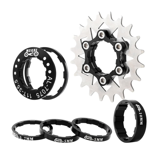 ZLight Ensemble de Pignon de Vélo Pratique et Durable avec Roue Libre, Convertisseur de Conversion Freehub