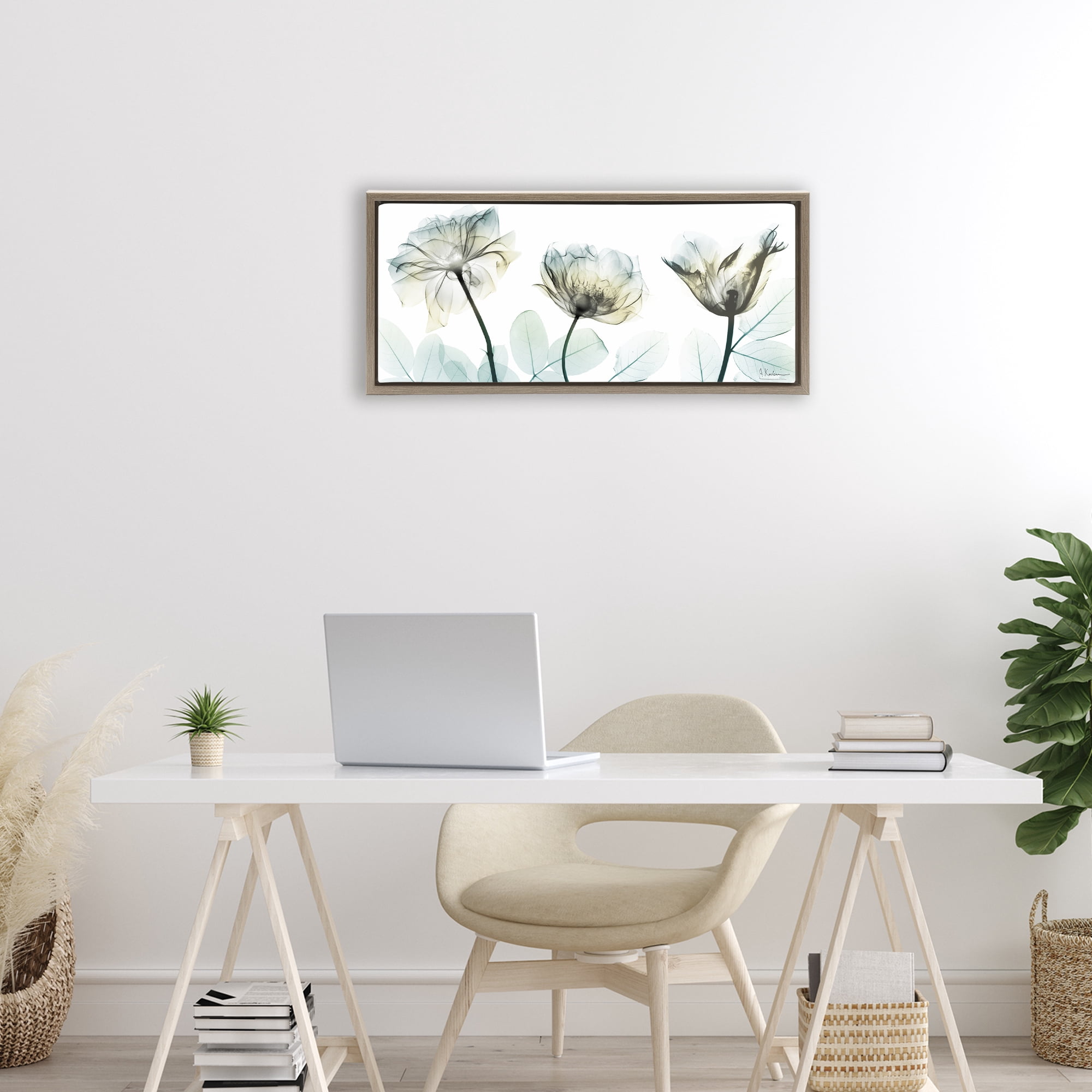 Stupell Industries Jewels Of Passion Brown Framed Floater Canvas Wall Art, design by Albert Koetsier
