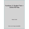 Functions 11 Student Text + Online Pdf Files (Textbook Binding - Used) 0176678204 9780176678203