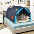 thumbnail image 2 of Costway Kids Bed Tent Play Tent Portable Playhouse Twin Sleeping w/ Carry Bag, 2 of 10