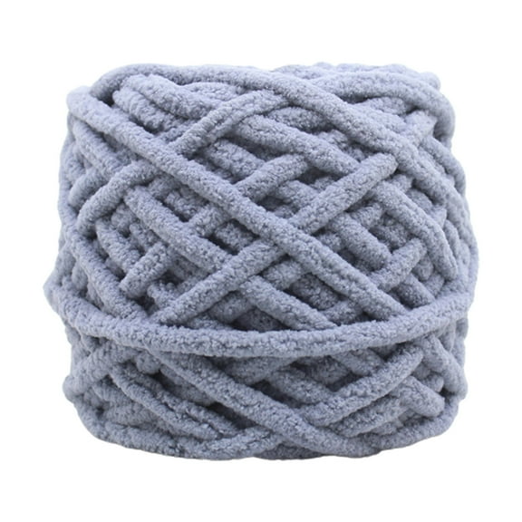 Japceit Hand-Knitting Chunky Yarn, DIY Crochet Sweater Wool for Scarf Making, Variegated Color Craft Thread for Blanket, Soft Bulky Roving Yarn for Home Craft Projects