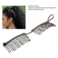 thumbnail image 3 of Pince à Cheveux Banane Pinces Banane Peignes de Préhension Pinces à Cheveux Queue de Poisson Pince Banane Accessoire pour Cheveux, Double Peigne Pinces à Cheveux Longues Queue de Cheval Peigne à Cheveux Banane pour Femmes Filles, 3 of 8