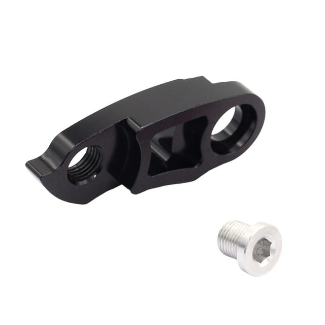 Siruishop Bike Derailleur Hanger Extender Shifter Bracket Adapter Bike Frame Tail Hook Black