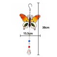 thumbnail image 2 of Colibrí Carillón de viento Colgante de cristal Arco iris Atrapasueños Iluminación Jardín Decoración Araña Accesorios de cristal Día de los Caídos Gi, 2 of 5