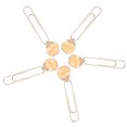 thumbnail image 3 of MasteelfCA 5pcs Office Note Clips Paper Clips Files Holding Clips Metal Paper Clips, 3 of 7