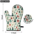 thumbnail image 6 of Cute Oven Mitts,Beige Christmas Tree Pattern Oven Mitt 2-Pack Set,Kitchen Gloves for Oven,Heat Resistant Oven Mitts 7.7"x12", 6 of 7