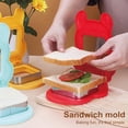 thumbnail image 2 of Sandwich Cutter And Sealer Bread Mold for Kids Lunch Square Sandwich Maker Cartoon Easy to Use Bento Box Accessories, 2 of 7